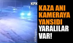 Kaza Anı Kameraya Yansıdı Yaralılar Var