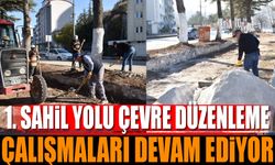 Eğirdir Gölü kıyısındaki 1. Sahil Yolu Güzelleşiyor