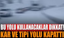 Sürücüler Dikkat O Yol Trafiğe Kapandı