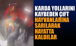 Antalya Akseki’de Yoğun Karda Kaybolan Çift, Hayvanlarına Sarılarak Hayatta Kaldı