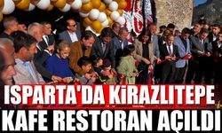 Isparta’da Kirazlıtepe Kafe Restoran Açıldı