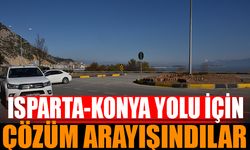 Eğirdir'de Isparta-Konya Karayolu İçin Çözüm Arayışları