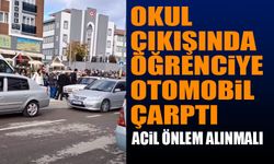 Isparta'da Okul Çıkışında Otomobil Öğrenciye Çarptı