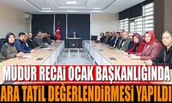 Recai Ocak başkanlığında toplantı gerçekleşti