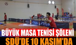 SDÜ'de 10 Kasım'da Büyük Masa Tenisi Şöleni!