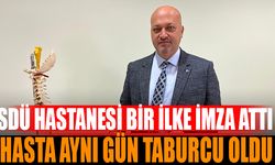 SDÜ Hastanesi Bir İlke İmza Attı