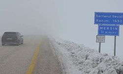 Sertavul Geçidi kar yağışı sebebi ile geçici süreliğine trafiğe kapatıldı!