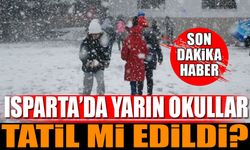 Isparta'da Yarın Okullar Tatil Edildi Mi?