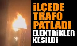 Trafo patladı elektrikler kesildi