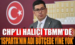 Yalım Halıcı: "Isparta'nın adı bütçede yine yok"