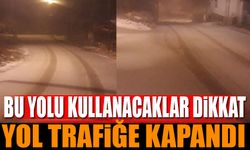 Bu Yolu Kullanacaklar Dikkat Yol Trafiğe Kapandı