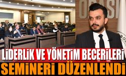 ITSO'da Liderlik ve Yönetim Becerileri" başlıklı seminer düzenledi