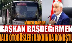 Başkan Başdeğirmen, Halk Otobüsleri Hakkında Konuştu