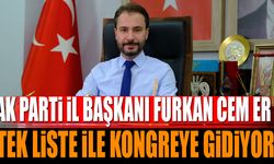 AK Parti İl Başkanı Furkan Cem Er Tek Liste ile Kongreye Gidiyor