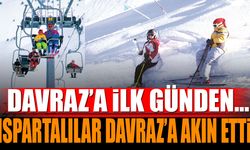 Davraz Kayak Merkezi'ne İlk Günde Rekor Ziyaretçi