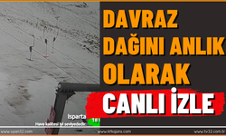 Davraz Dağı’nda Kar Keyfi Başladı!