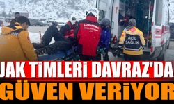 JAK Timleri Davraz Kayak Merkezinde Güven Veriyor