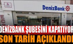 Denizbank Şarkikaraağaç Şubesini Kapatıyor