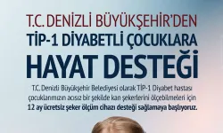 Denizli Büyükşehir'den Diyabetli Çocuklara Cihaz Desteği