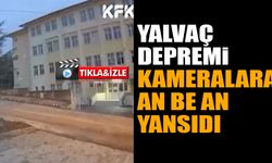 Yalvaç Depremi Kameralara An Be An Yansıdı İşte O Anlar