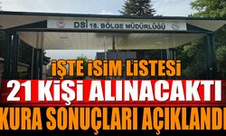 DSİ İşçi alımı kura sonucu açıklandı işte isim listesi