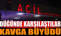 Düğünde iki husumetli karşılaştı Kavgada 2 kişi yaralandı