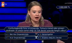 "Cumhurbaşkanlığı Forsundaki 16 Yıldızdan Hangisi Yok?" – Kim Milyoner Olmak İster'de 1 Milyonluk Soru