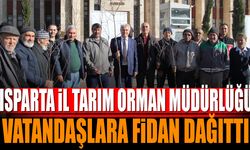 Isparta İl Tarım ve Orman Müdürlüğü fidanı dağıtımı gerçekleştirdi