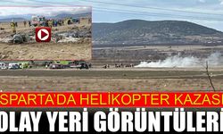 Isparta Helikopter Kazası: Olay Yeri Görüntüleri! 1'i Tuğgeneral 6 Asker Şehit Oldu!