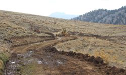 Elmalı Güğü Yayla yolu yenileniyor