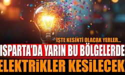 Isparta’da 19 Aralık 2024 Elektrik Kesintisi Yaşanacak Bölgeler