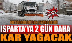 Isparta'ya 2 Gün Daha Kar Yağacak