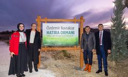 Özdemir Bayraktar Hatıra Ormanı Açıldı