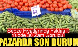 Sebze Fiyatlarında Yüzde 30 Zam!