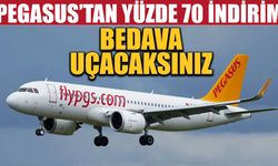 Pegasus'tan uçak biletlerine "YÜZDE 70 İNDİRİM"