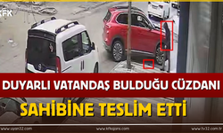 Duyarlı Vatandaş Bulduğu Cüzdanı Sahibine Teslim Etti