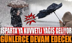 Isparta'ya Kuvvetli Geliyor Günlerce Devam Edecek