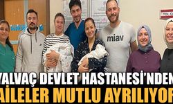 Yalvaç Devlet Hastanesi'nde Doğum Sayıları Artıyor, Aileler Mutlu Ayrılıyor