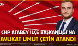 Chp Atabey İlçe Başkanlığı’na Avukat Umut Çetin Atandı