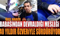 Tekeli, babasından devraldığı mesleği 40 yıldır özveriyle sürdürüyor