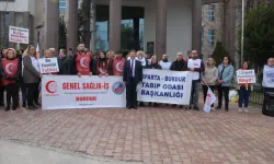 Burdur’da Sağlık Emekçileri İş Bıraktı