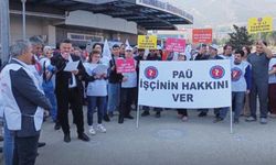 PAÜ Hastanesi İşçileri Eşit Hak Talebiyle Eylem Yaptı