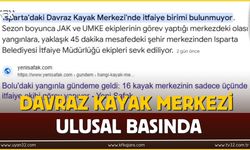 Davraz Kayak Merkezi Ulusal Basında