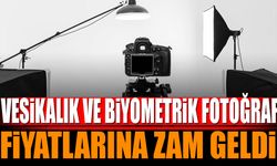 Isparta'da vesikalık ve biyometrik fotoğraf fiyatlarına zam geldi