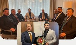 Osman Kaya ve Heyeti, Adalet Bakan Yardımcısı Ramazan Can'ı Ziyaret Etti