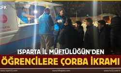 Isparta İl Müftülüğün'den Öğrencilere Çorba İkramı