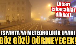 Isparta'ya meteorolojik uyarı! Yarına dikkat 31.01.2025