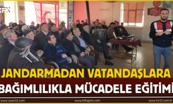 Jandarmadan Vatandaşlara Bağımlılıkla Mücadele Eğitimi