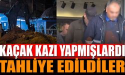 Kaçak Kazı Yapan Şahıslar Tahliye Edildi