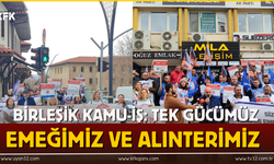 BİRLEŞİK KAMU-İŞ: "SEFALETE TESLİM OLMAYACAĞIZ"